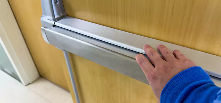Installing a Push Bar on a Door Jersey City